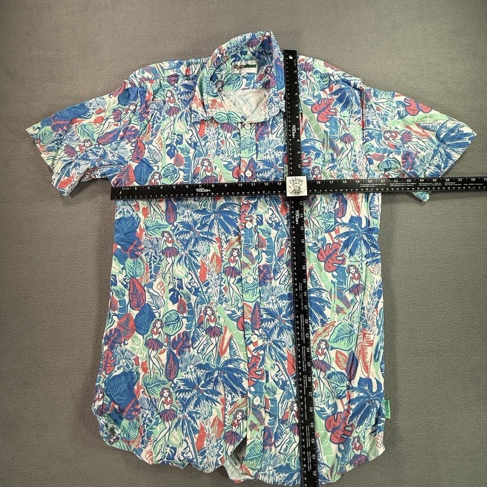 Tipsy Elves Island Breeze Hula Hawaiian Button Up Short Sleeve XXL* Tropical - Picture 2 of 5